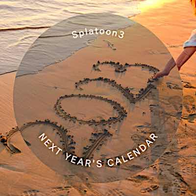 スプラトゥーン３のカレンダーが11月30日新発売